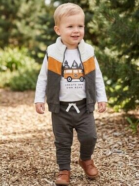 Petit Lem Outfit 3 Pc With Vest 6 Mth